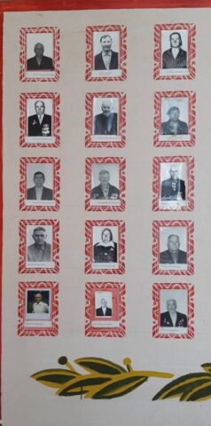 Музейная экспозиция ветераны ВОВ