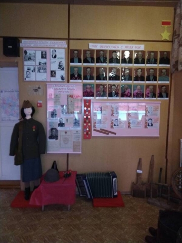 Раздел экспозиции Женщины на фронте и в тылу